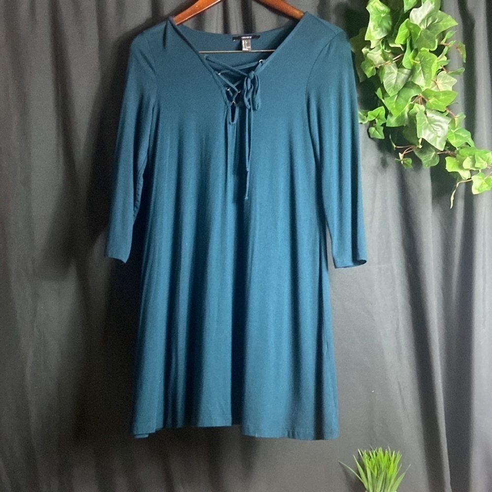 Forever 21 green Knit Dress​ - Picture 2 of 6